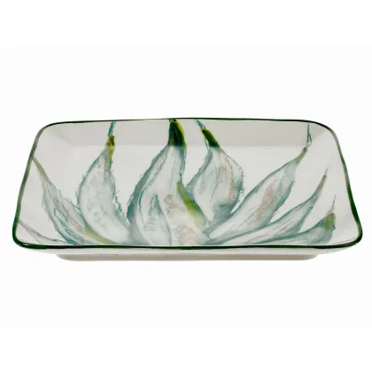 Zdjęcie Włoski ceramiczny talerz ręcznie malowany (42 cm)