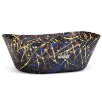 Zdjęcie Ekskluzywna umywalka 50 cm LIBRA BASIC – PUNK, czarny, lakier matowy