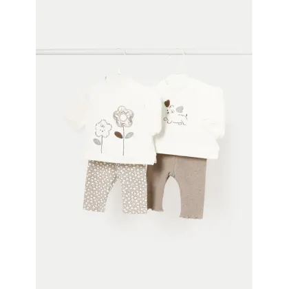 Zdjęcie Mayoral Komplet bluza i legginsy 2786 Beżowy Regular Fit