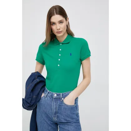 Zdjęcie Polo Ralph Lauren polo damski kolor zielony