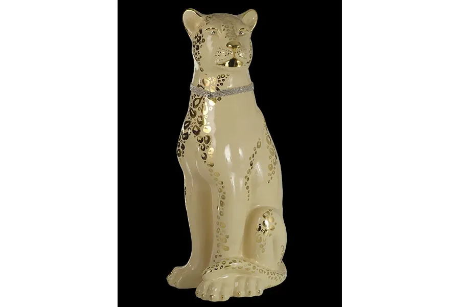 picture 1 Stylish leopard made of ceramic
