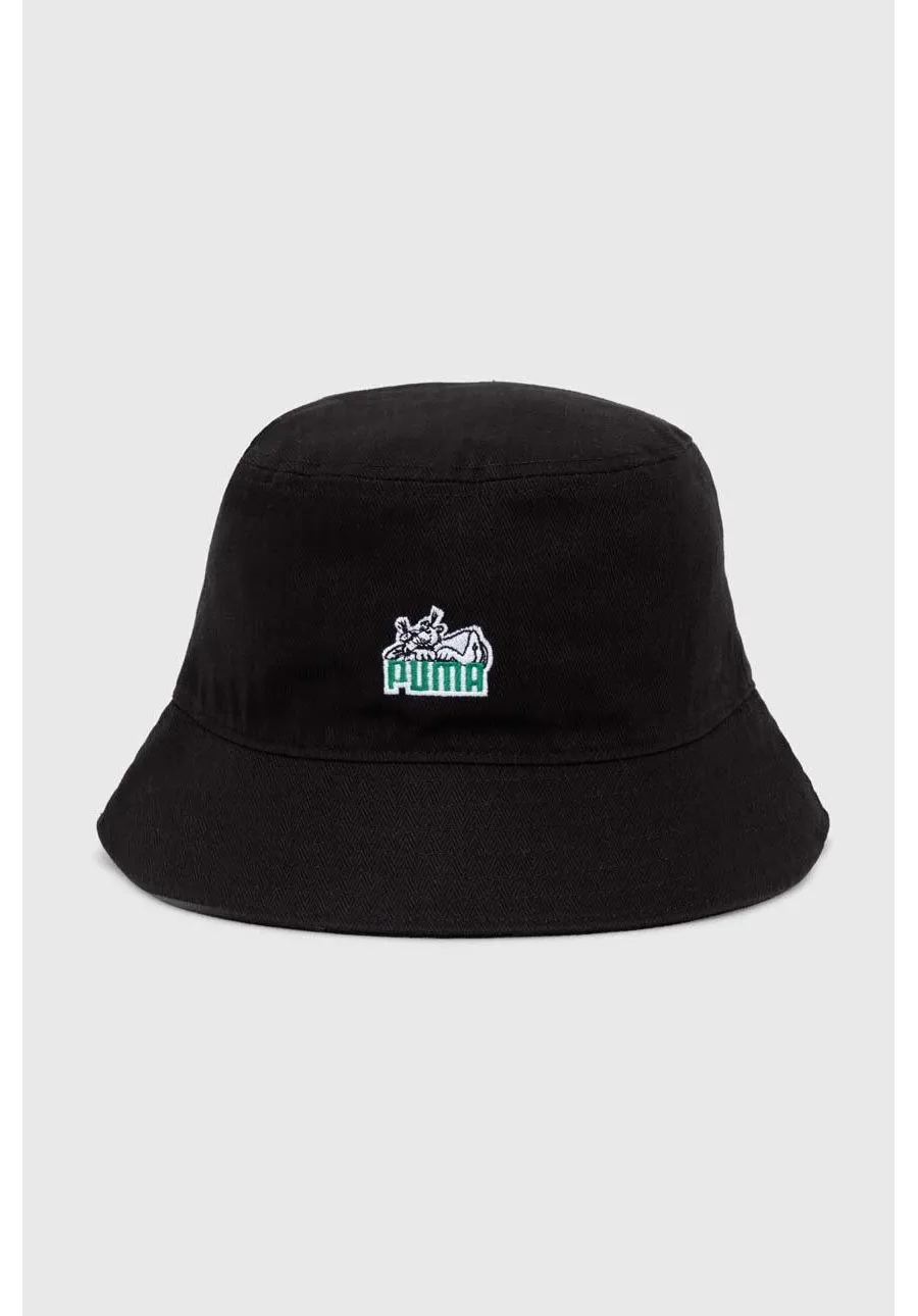 obrazek 1 Puma kapelusz bawełniany Skate Bucket kolor czarny bawełniany 025133