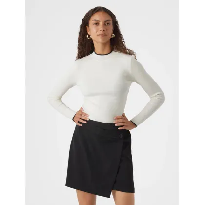 Zdjęcie Vero Moda Sweter Flouncy 10299604 Écru Slim Fit