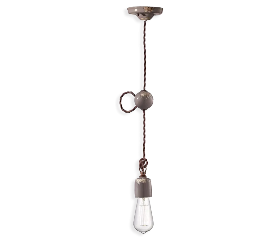 obrazek 9 Minimalistyczna w formie włoska lampa wisząca w stylu vintage