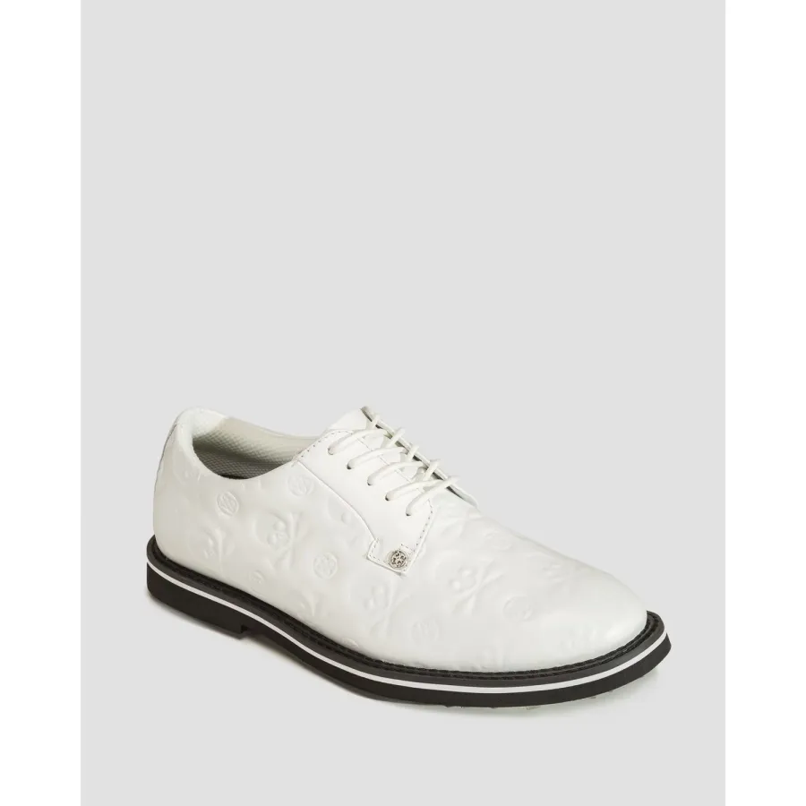 obrazek 1 Białe Buty Golfowe Męskie G/fore Debossed Skull & T's Gallivanter G/Fore