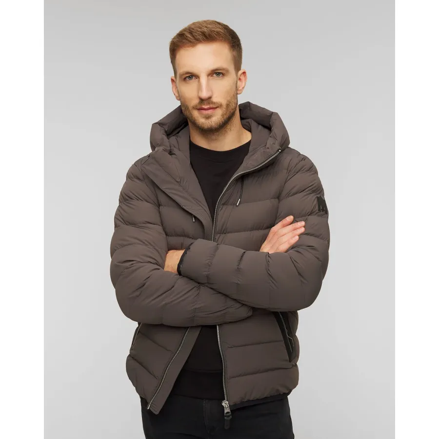 obrazek 1 Brązowa Kurtka Puchowa Męska Mackage Jack