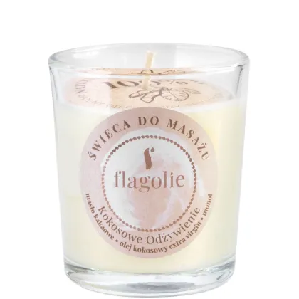 Zdjęcie Flagolie Świeca do masażu Kokosowe Odżywienie 200 g