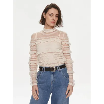 Zdjęcie TWINSET Bluzka 241TP2041 Beżowy Regular Fit