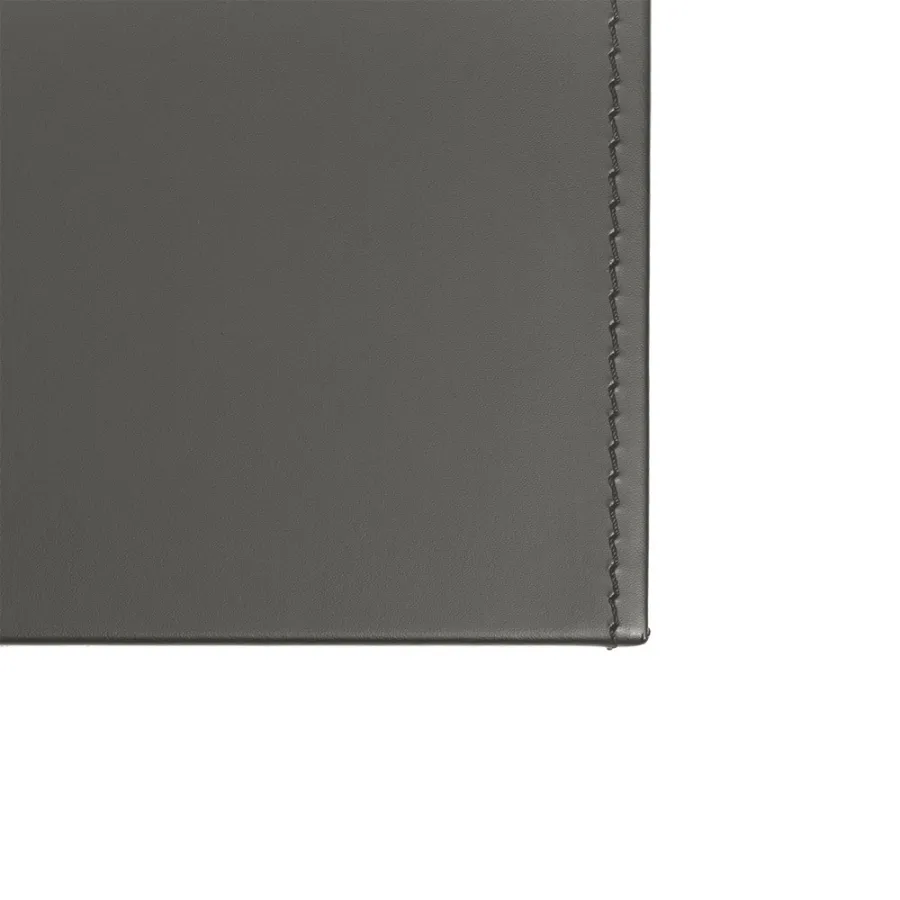 obrazek 2 Skórzana antracytowa podkładka 50x35 cm w całości produkowana we Włoszech
