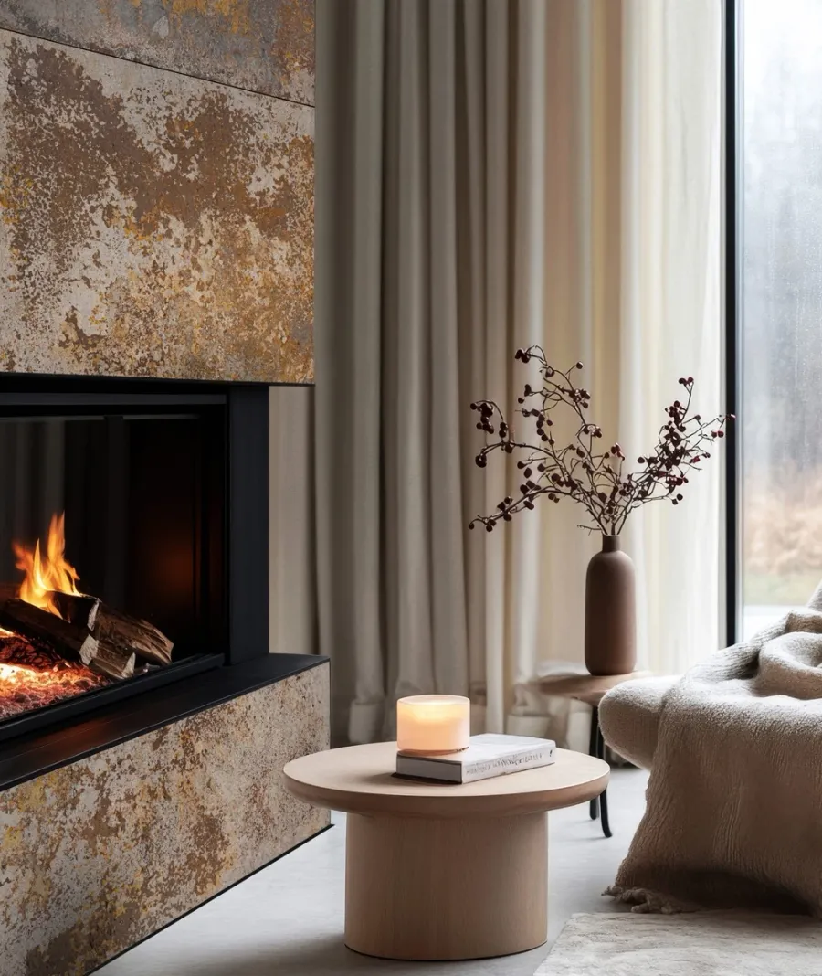 obrazek 1 120x60 cm DS - (cappuccino corten) - płyta beton architektoniczny ultralekka