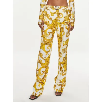 Zdjęcie Versace Jeans Couture Spodnie materiałowe 76HAA111 Biały Slim Fit