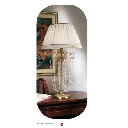 Zdjęcie Stylowa lampa z kryształkami i kloszem – Il Paralume Marina
