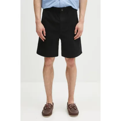 Zdjęcie A.P.C. szorty jeansowe Short Norris męskie kolor czarny COGBJ.H10186