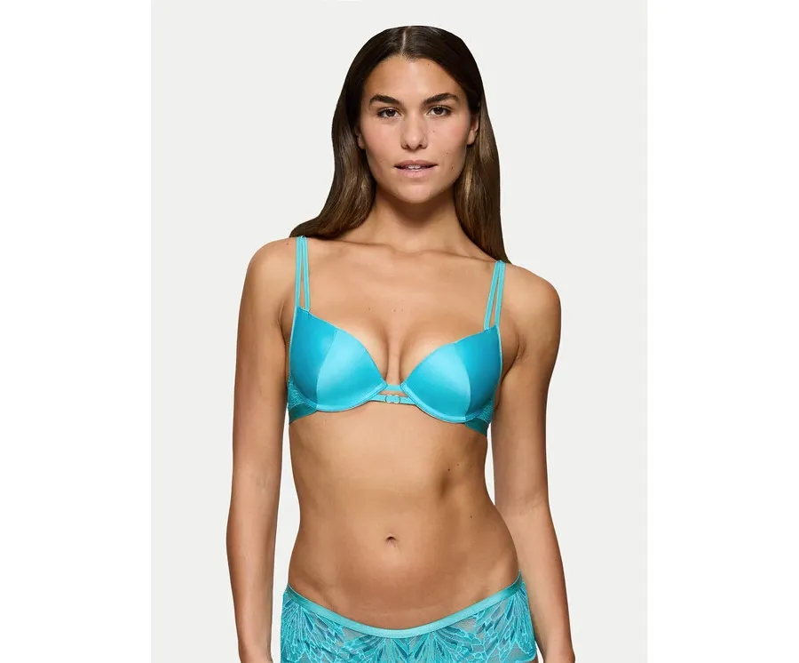 obrazek 1 Triumph Biustonosz push-up Crazy Stupid Love 10222374 Niebieski