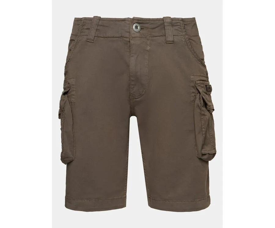 obrazek 1 Alpha Industries Szorty materiałowe Crew 176203 Szary Slim Fit