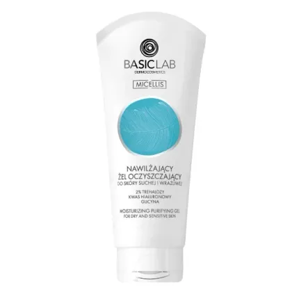 Zdjęcie Basiclab Dermocosmetics Mini nawilżający żel oczyszczający do skóry suchej i wrażliwej 100000 ml