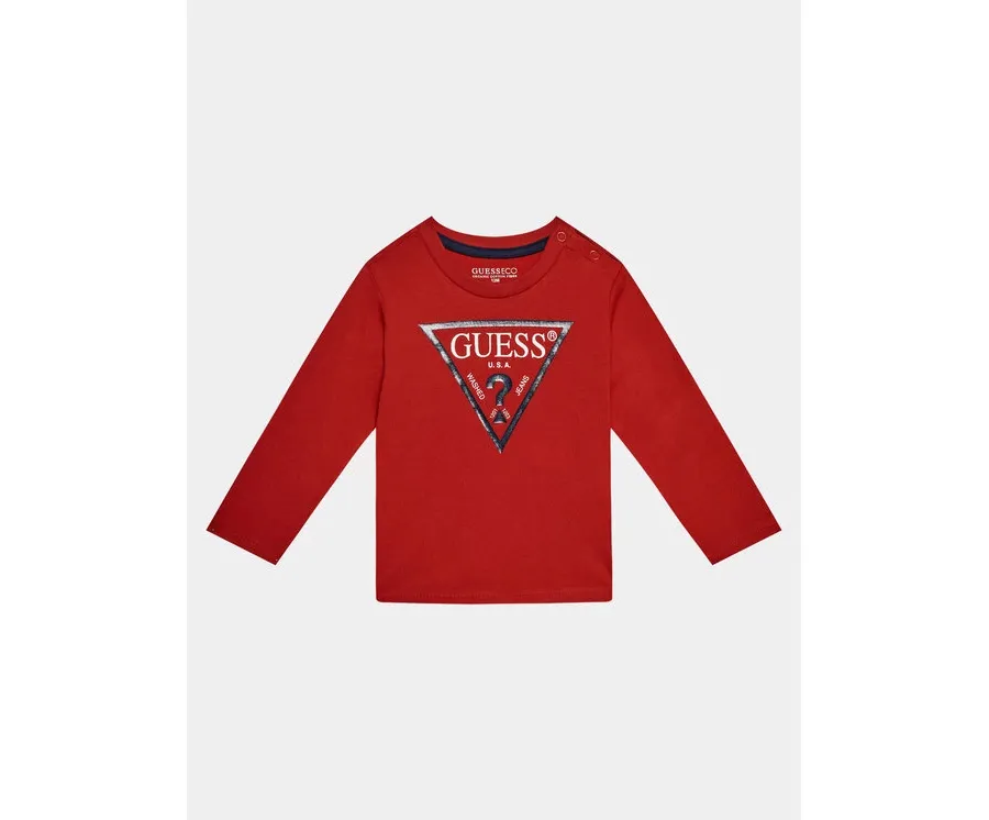 obrazek 1 Guess Bluzka N84I24 K8HM0 Czerwony Regular Fit