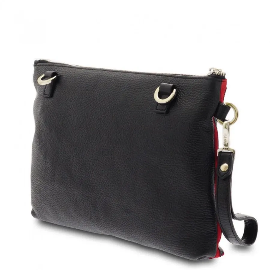 obrazek 3 Designerska skórzana torebka z motywem róży - Giudi