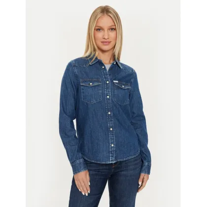 Zdjęcie Guess Jeans Koszula jeansowa W4YH35 D5EI3 Granatowy Classic Fit