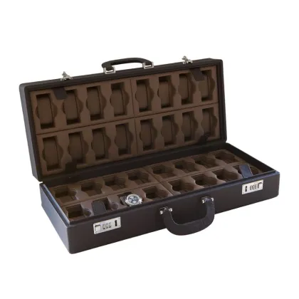 Zdjęcie Niezwykły pokrowiec na zamek szyfrowy do przechowywania 32 zegarków