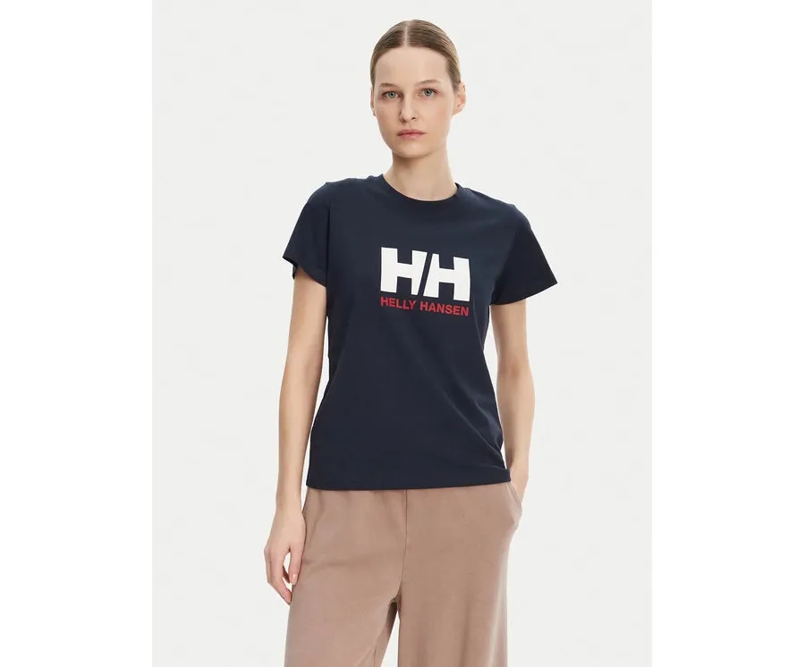 obrazek 1 Helly Hansen T-Shirt Logo 54593 Granatowy Regular Fit