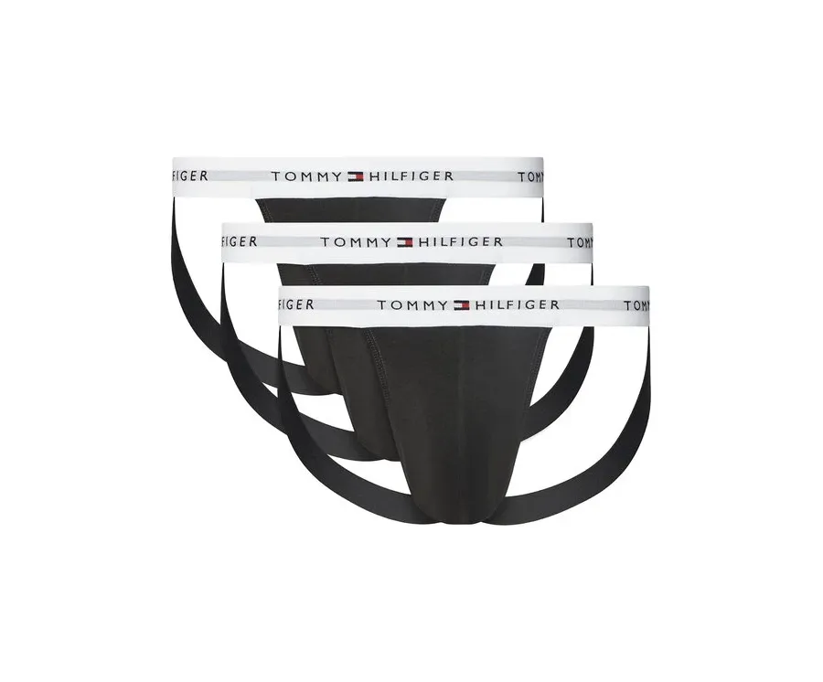 obrazek 1 Tommy Hilfiger Komplet 3 par slipów Jock Strap UM0UM03377 Czarny