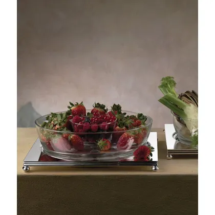 Zdjęcie Stylowy zestaw misek na owoce / warzywa platerowany srebrem – Pampaloni