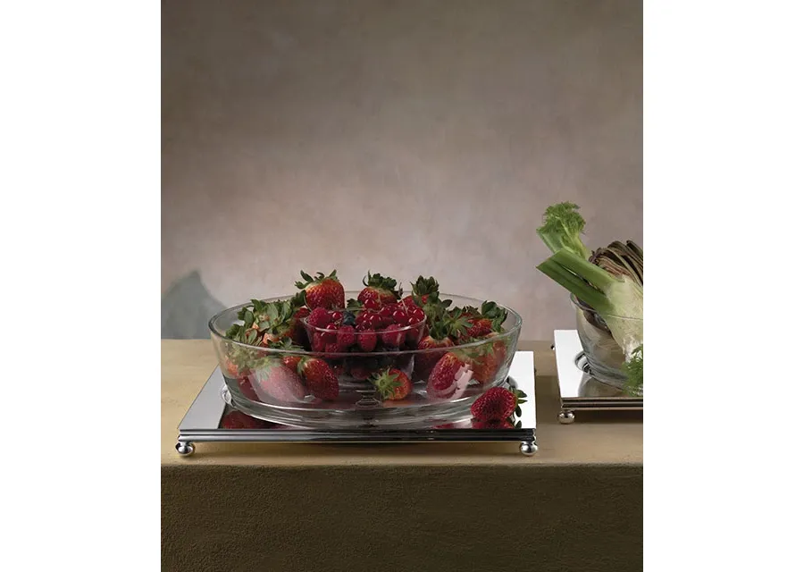 obrazek 1 Stylowy zestaw misek na owoce / warzywa platerowany srebrem – Pampaloni