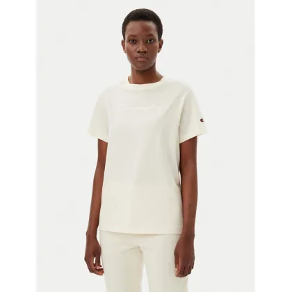 Zdjęcie Champion T-Shirt 117650 Écru Slim Fit