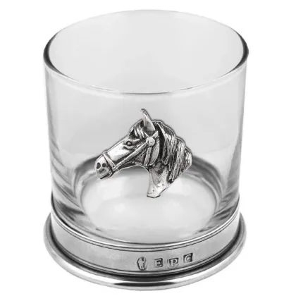 Zdjęcie Idealny prezent dla miłośników koni - personalizowana szklanka do whisky