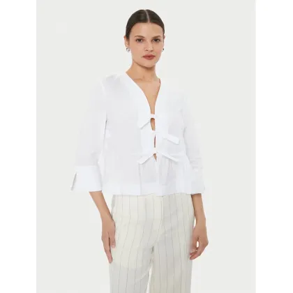 Zdjęcie ViCOLO Bluzka TB1518 Biały Regular Fit
