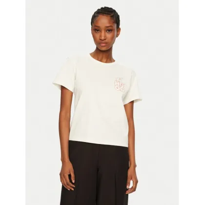 Zdjęcie HUGO T-Shirt Destrel_1 50534246 Écru Regular Fit