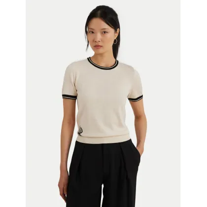 Zdjęcie LAUREN RALPH LAUREN Sweter 200963659001 Écru Relaxed Fit