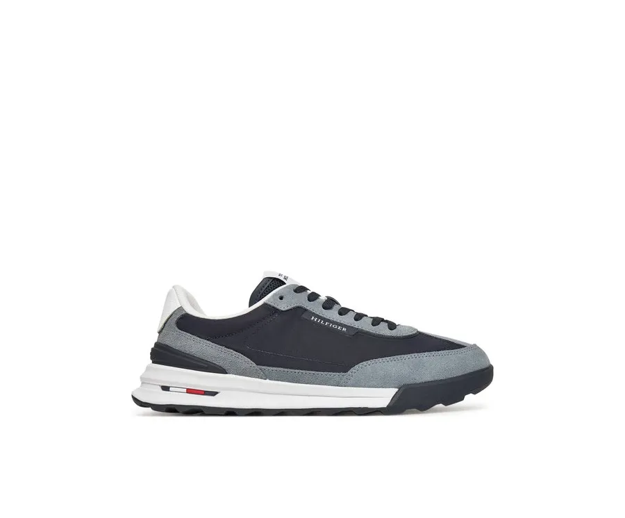 obrazek 1 Tommy Hilfiger Sneakersy Retro Runner Seasonal FM0FM05425 Granatowy