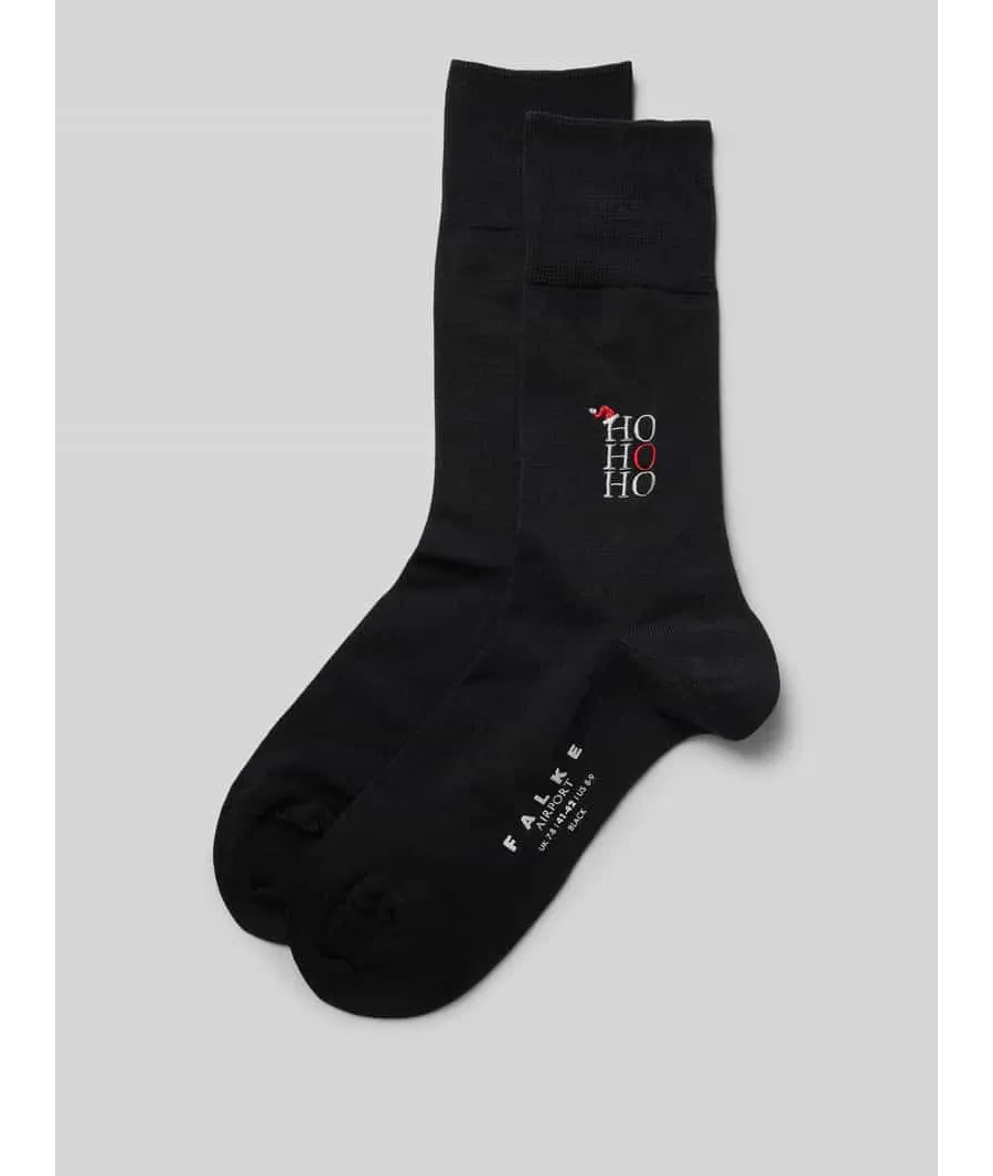 obrazek 1 Skarpety z wyhaftowanym napisem model ‘AIRPORT HO HO HO’