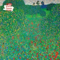 Picture Puzzle for adults Gustav Klimt: Poppy Field - Flame Tree Publishing