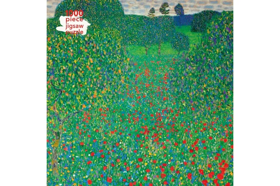 obrazek 1 Puzzle dla dorosłych Gustav Klimt: Pole makowe - Flame Tree Publishing