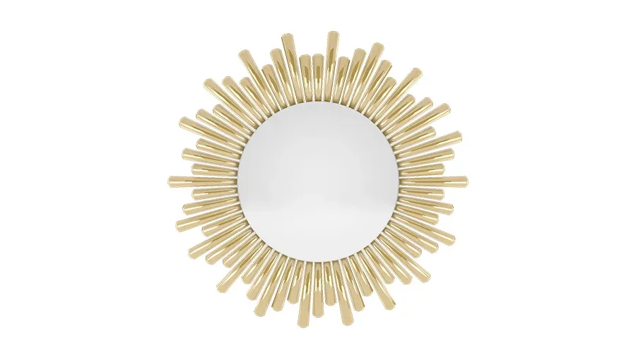 picture 1 Unusual and stylish sun-shaped wall mirror - Bitangra