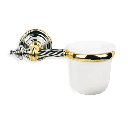 Zdjęcie Klasyczny mocowany do ściany uchwyt na szklankę do łazienki - Stilhaus