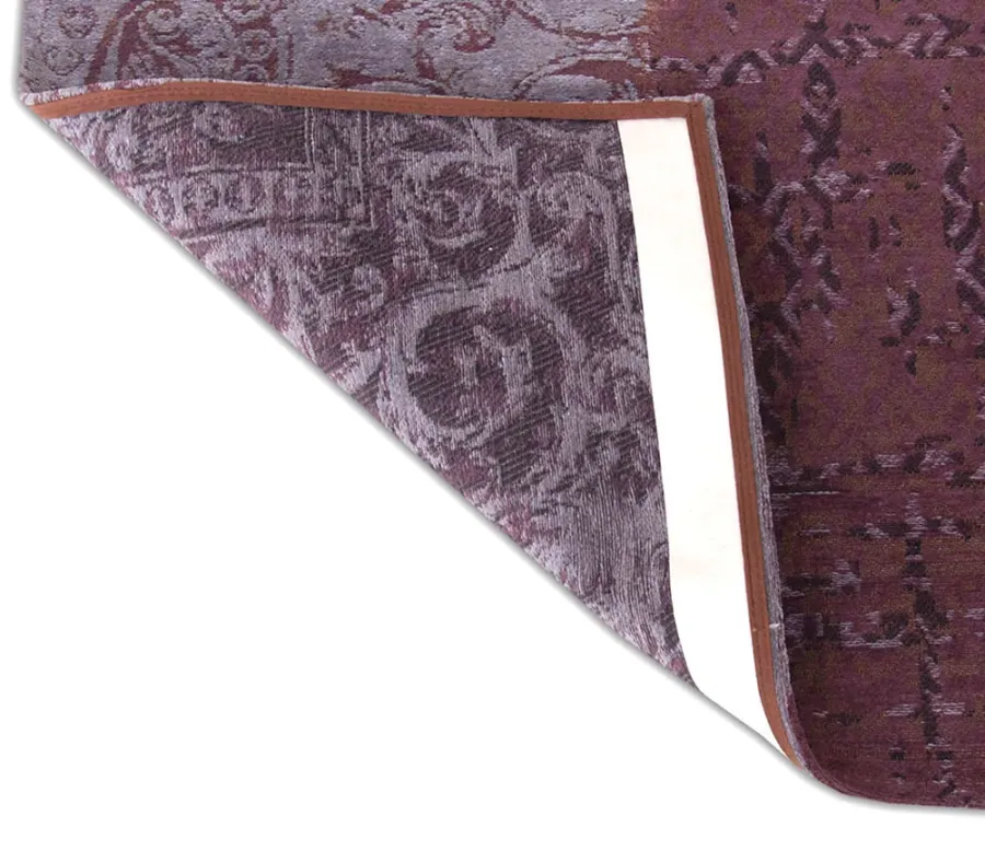 obrazek 3 Elegancki fioletowy dywan patchwork - PALE PURPLE 8008