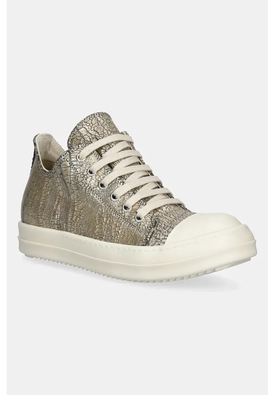 obrazek 1 Rick Owens tenisówki Low Sneaks kolor złoty DS01E3802.SGMC