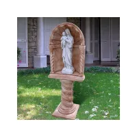 Picture Stylish niche for sacred figures in the garden - Italpark