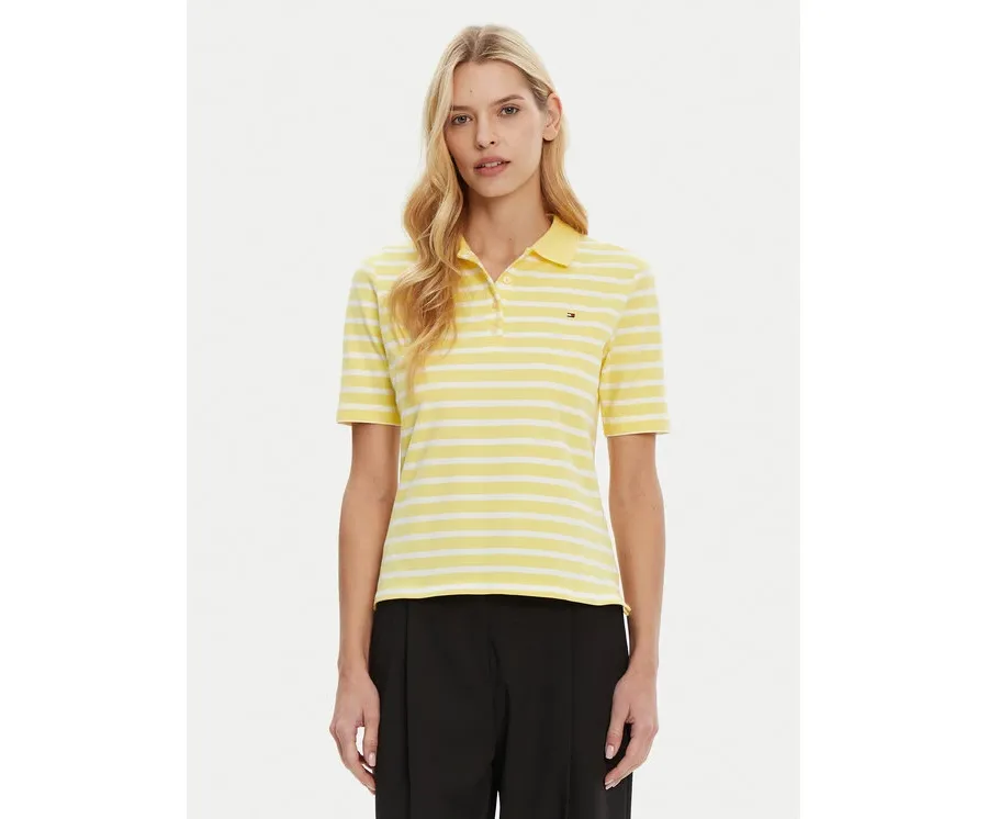 obrazek 1 Tommy Hilfiger Polo 1985 WW0WW43224 Żółty Regular Fit