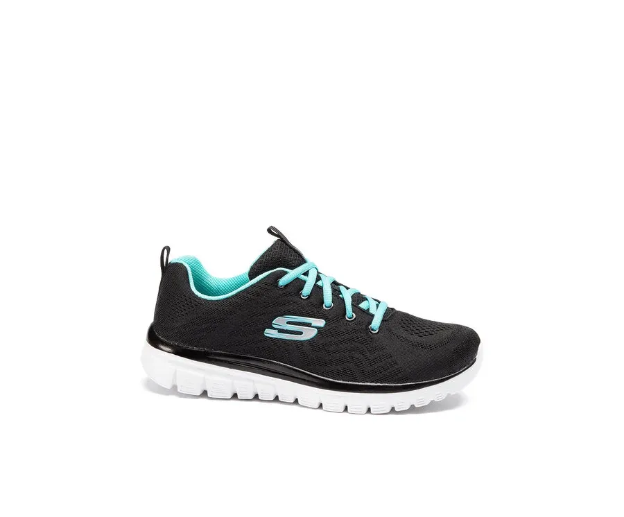 obrazek 1 Skechers Sneakersy Get Connected 12615/BKTQ Czarny
