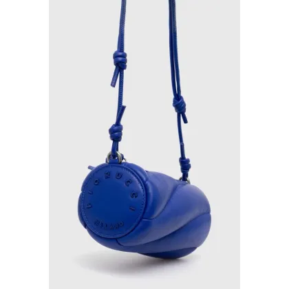 Zdjęcie Fiorucci torebka skórzana Electric Blue Leather Mini Mella Bag kolor niebieski U01FPABA002LE04BL06