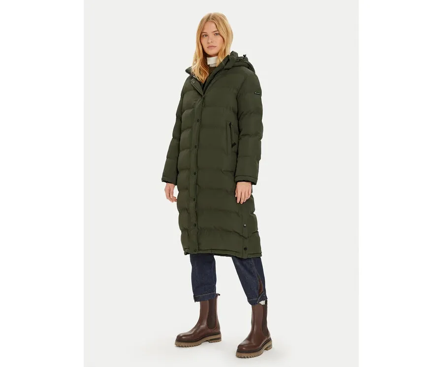 obrazek 1 Pepe Jeans Kurtka zimowa Bibi PL402437 Zielony Loose Fit