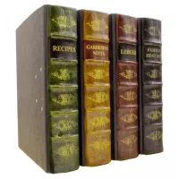 Zdjęcie Segregatory na dokumenty w stylu antycznym