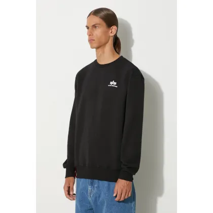 Zdjęcie Alpha Industries bluza Bluza Alpha Industries 188307 03 męska kolor czarny gładka 188307