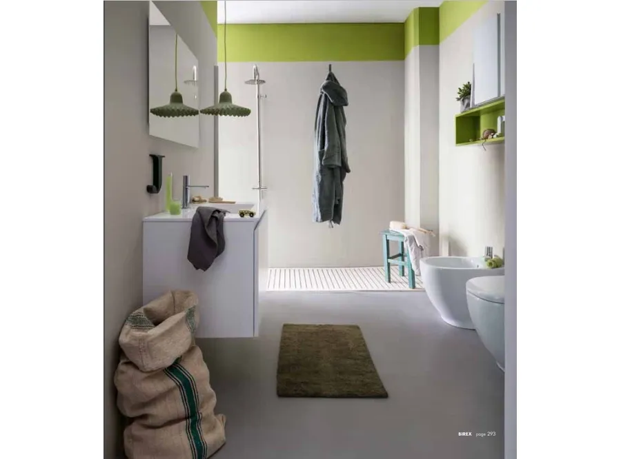 obrazek 1 Minimalistyczny komplet mebli łazienkowych - Birex
