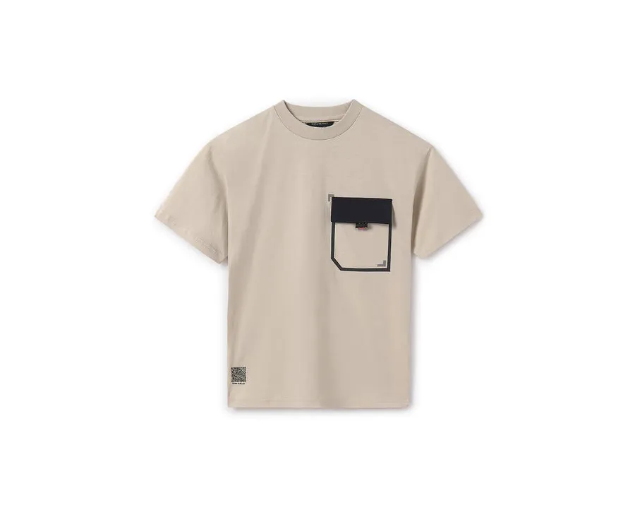 obrazek 1 Mayoral T-Shirt 6012 Beżowy Regular Fit
